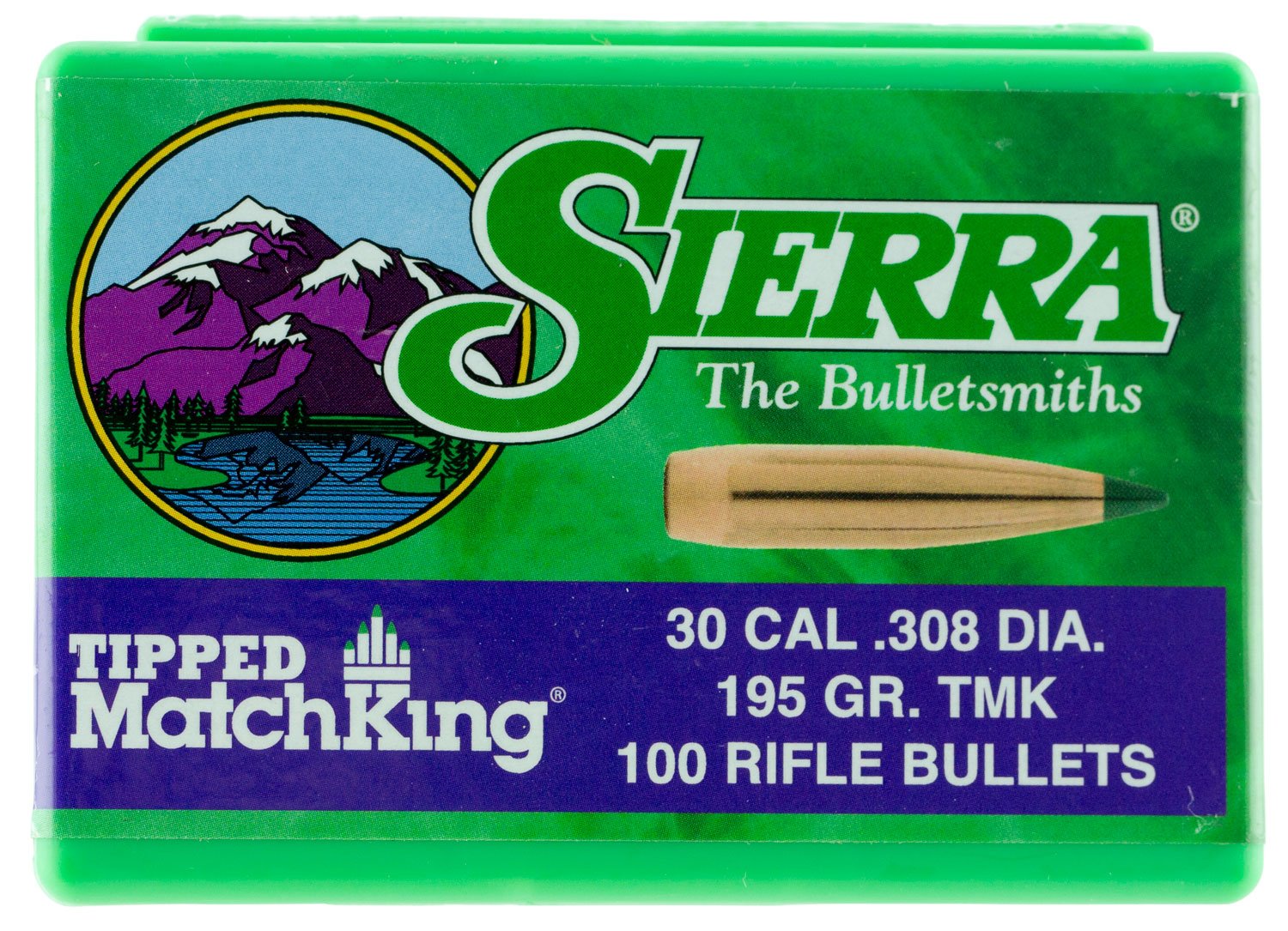 Buy Sierra Tipped MatchKing 7795 .30 Caliber 195 Grain 100 Count Boat Tail online