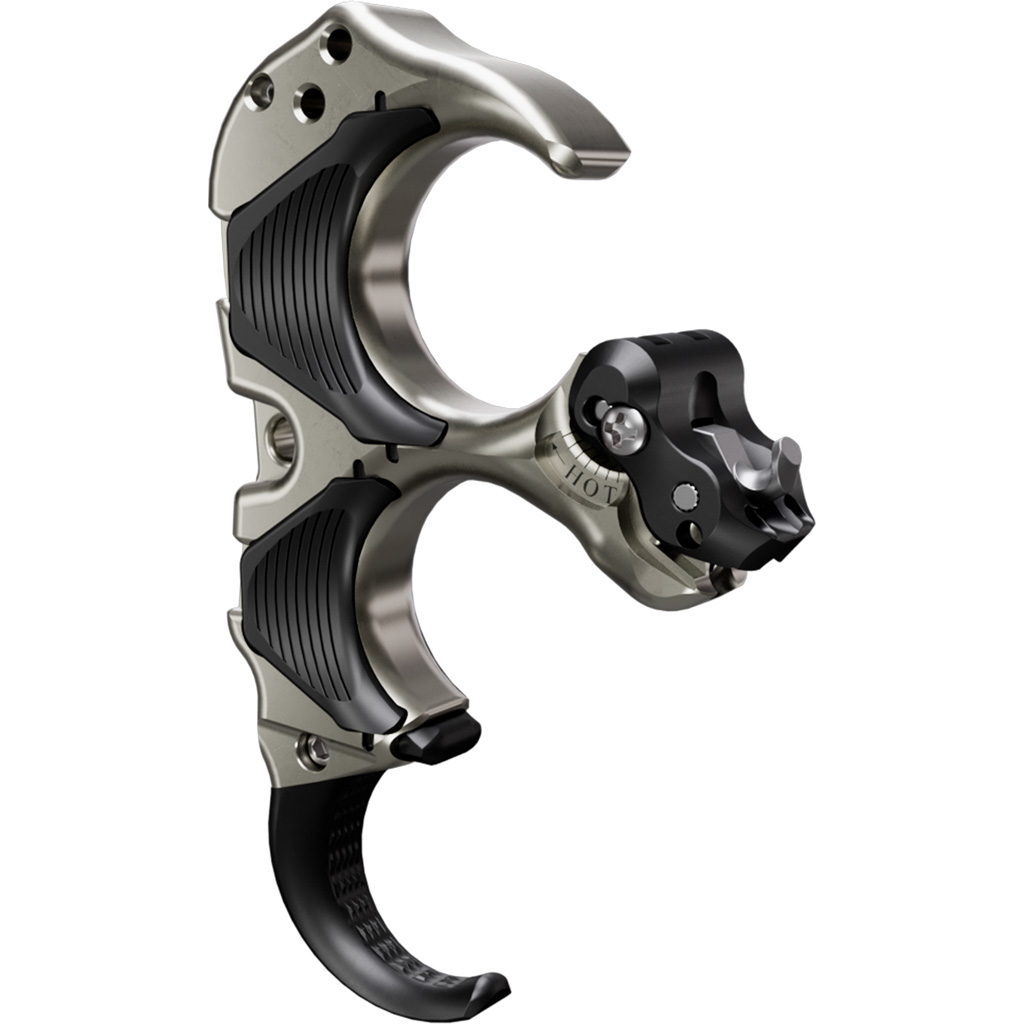 Tru Ball THAF-BKQS-M Aileron HBC Flex Release Black/Quick Silver Brass 3 Finger