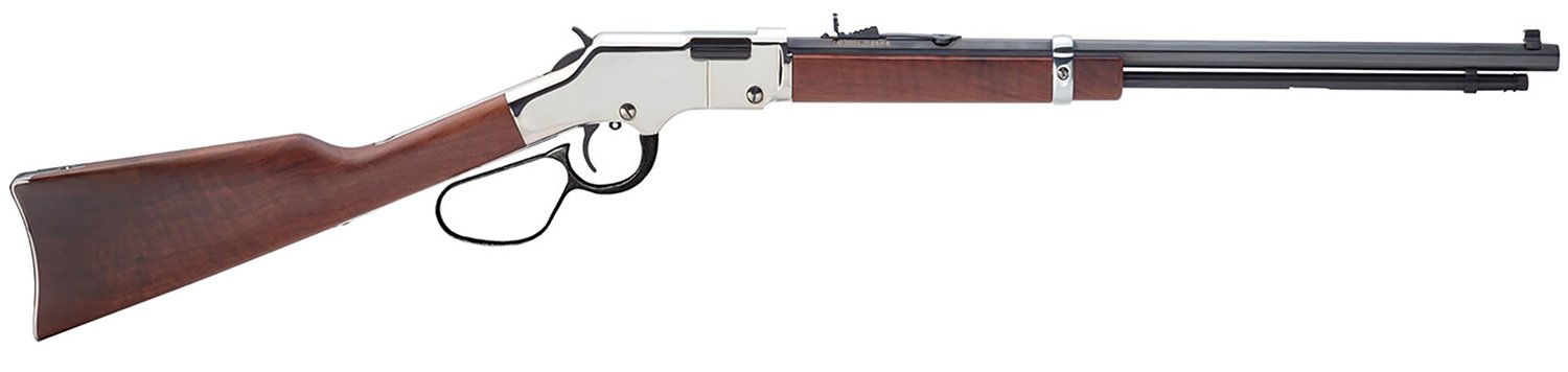 Henry Golden Boy Silver 22 LR/22 Short 20in 16rd/21rd RH Rifle w/Large Loop - Henry Repeating Arms - 22 LR