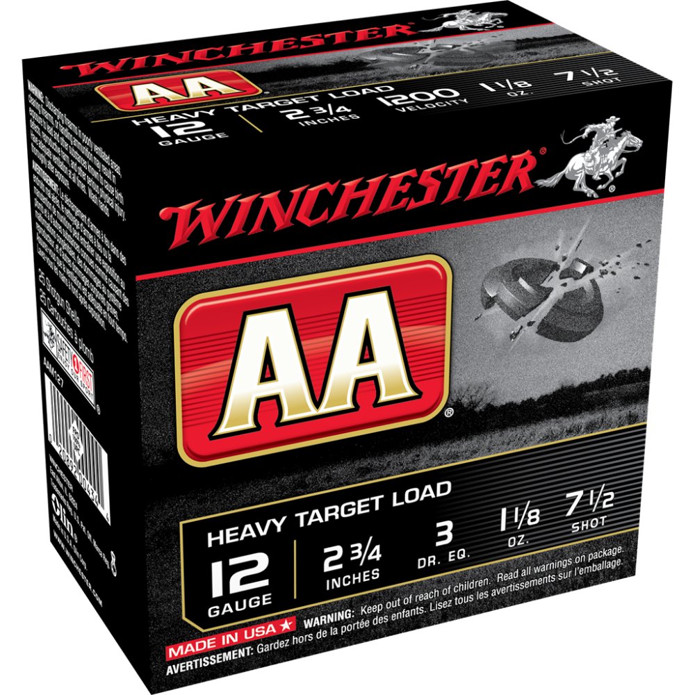 Winchester AAM127 12 Gauge 2.75 in 1 1/8 oz 7.5 Shot 1200 fps 25 Rounds - Winchester - LEAD