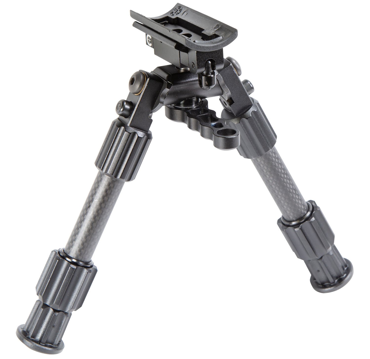 Caldwell Accumax Bipod 6-9 Inch Carbon Fiber Gray 1092515 360 Degree Pannin