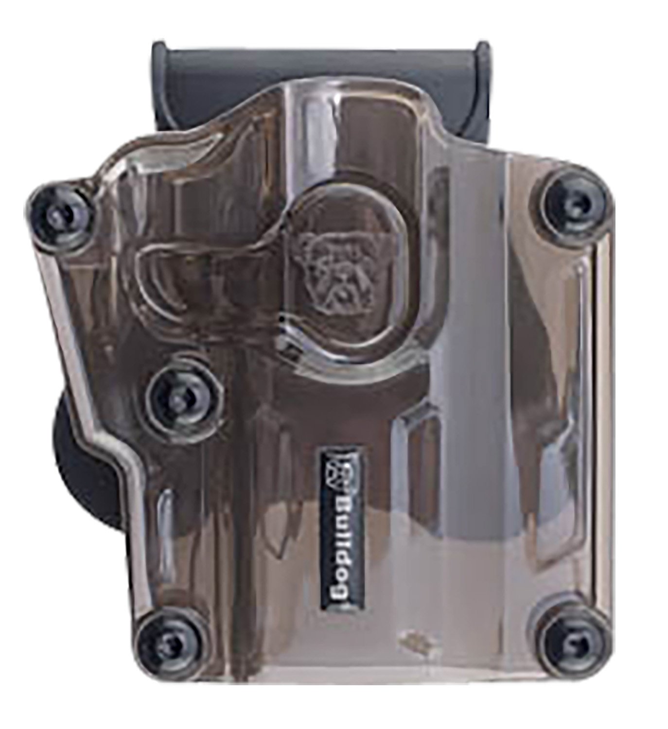 Bulldog MX-003 Holster Multi Fit SM Brown Polymer Paddle OWB RH - Bulldog - TRANSPARENT SMOKE