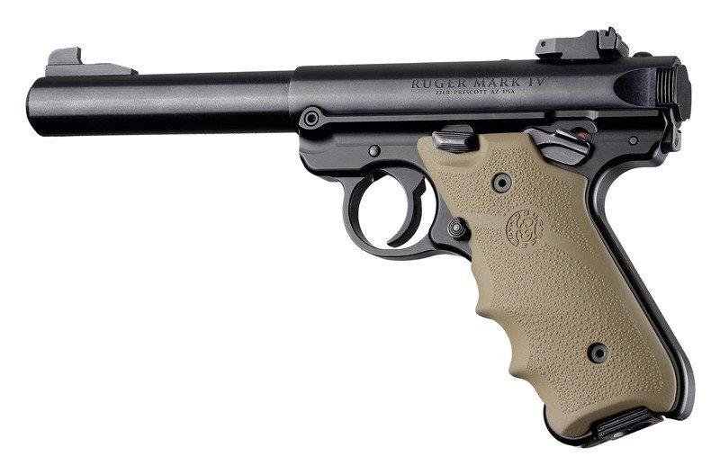 Buy Hogue 79003 Rubber Grip with Finger Grooves Flat Dark Earth 8.10 In online