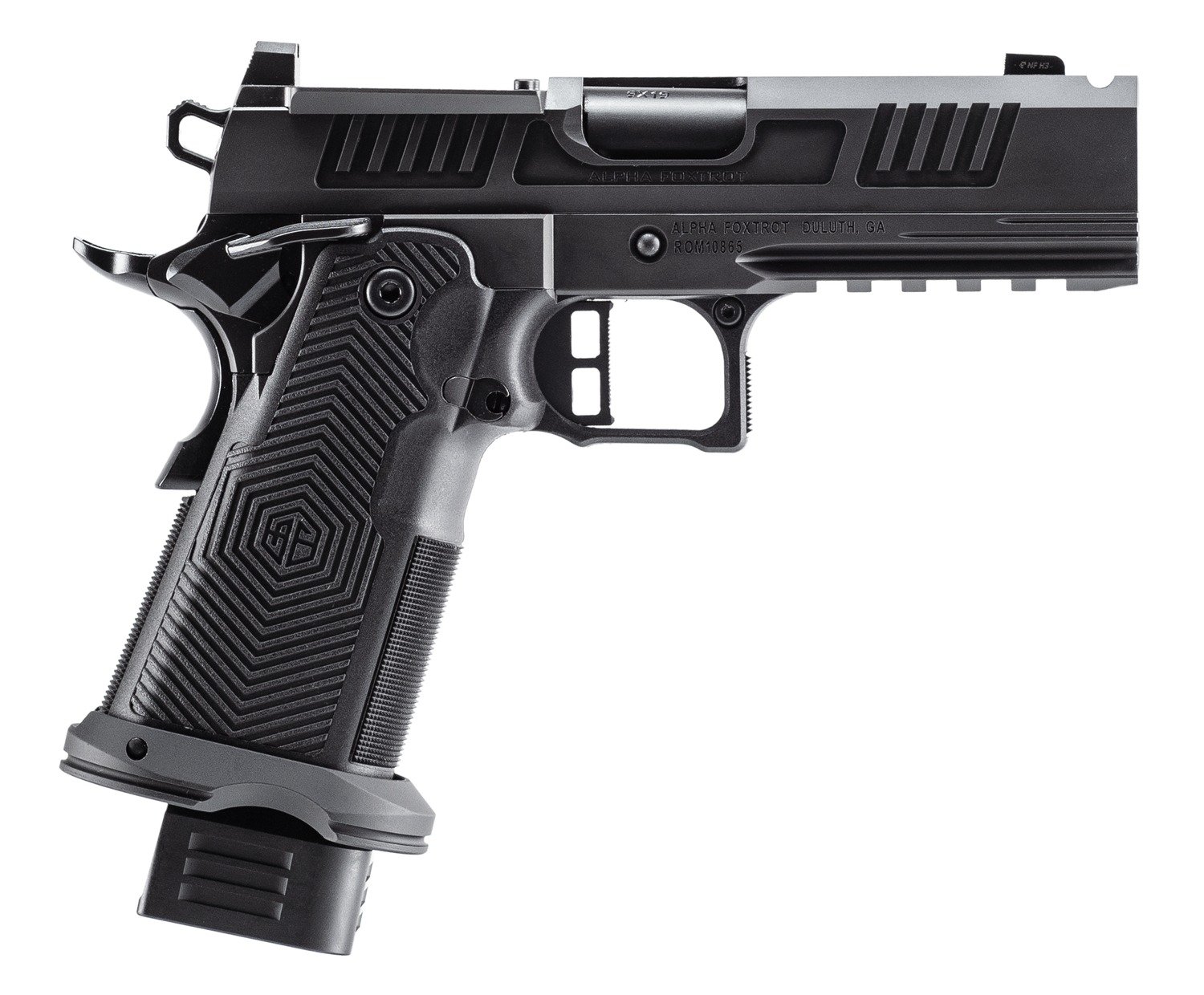 Alpha Foxtrot AF1911-Romulus 9mm 4.25" Ported DLC Black - Alpha Foxtrot - 9mm