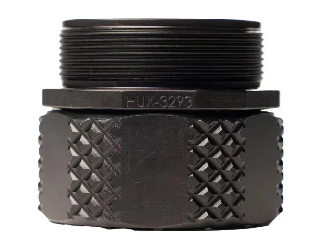Huxwrx 3486 HUB-QD Adapter 2.0 5.56mm-7.62mm Fits 1.375x24TPI Black - HUXWRX for sale at TheGunDock
