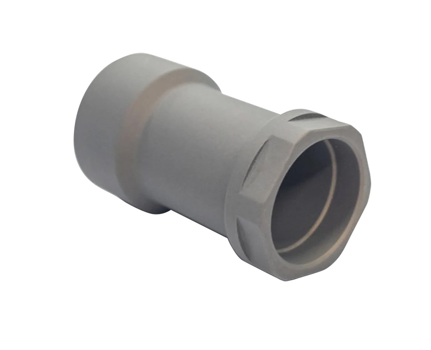Q LLC NUTBARRELHB Honey Badger 7075-T6 Aluminum Clear Anodized Nut