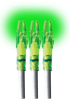 Buy Lumenok GT3G Lighted Nocks Green 3-Pack for Gold Tip Arrows online