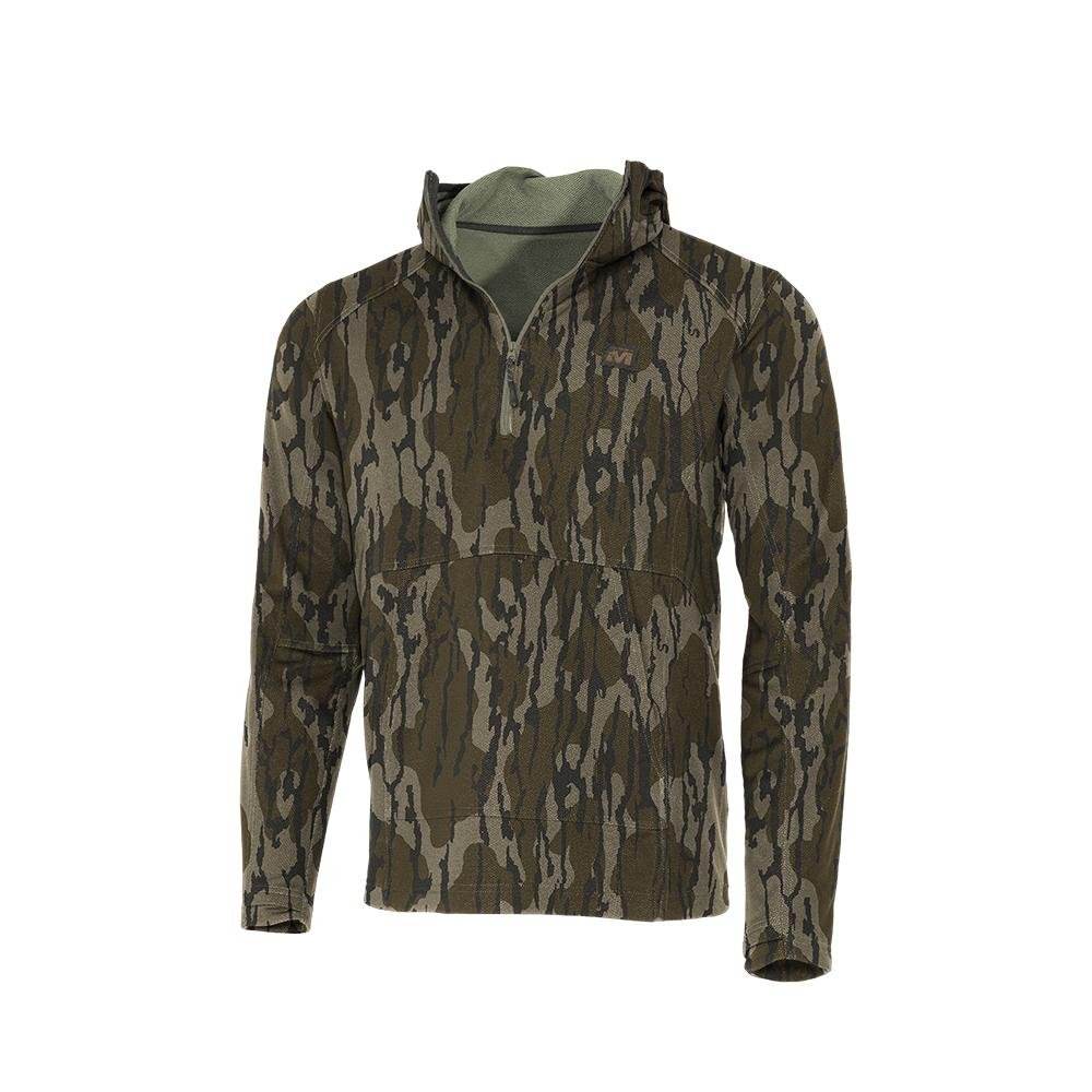 Muddy DV8 Quest Midweight Quarter Zip Hoodie Mossy Oak Bottomland L - GSM Outdoors