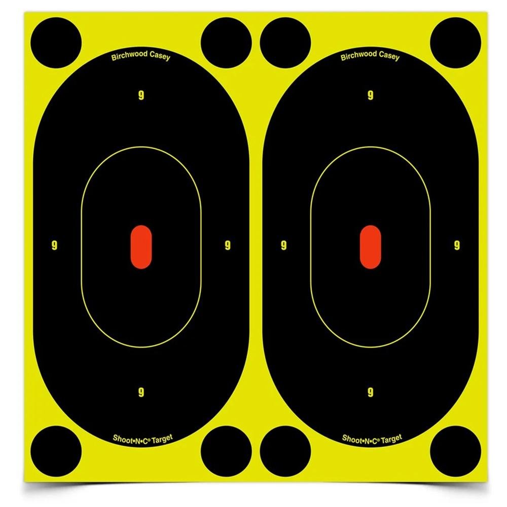 Birchwood Casey Shoot-N-C 7" Silhouette Targets with Pasters - 60 Pack - Birchwood Casey - 7"