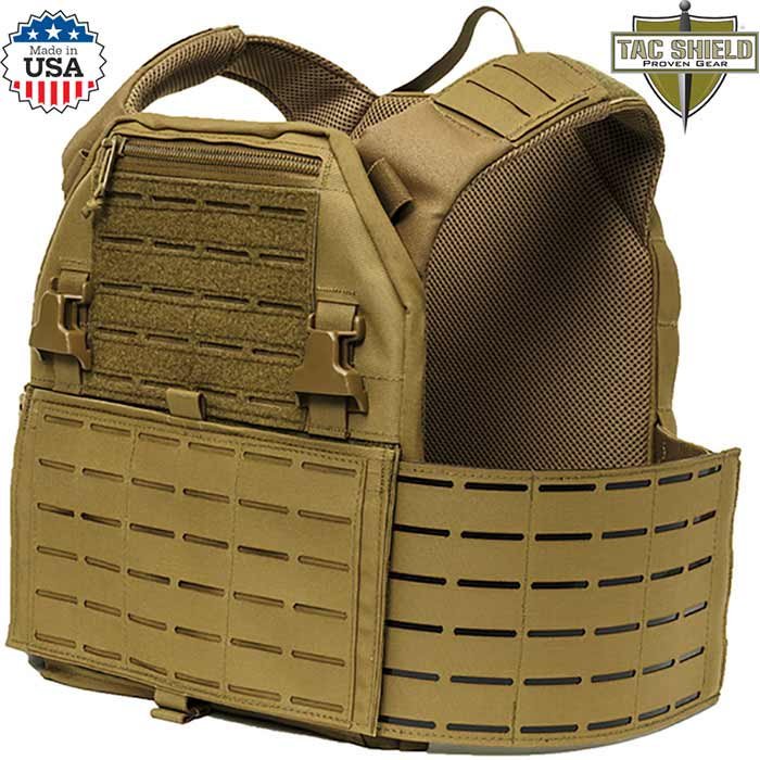 Buy Tac Shield RZR Plate Carrier Coyote Tactical Gear online