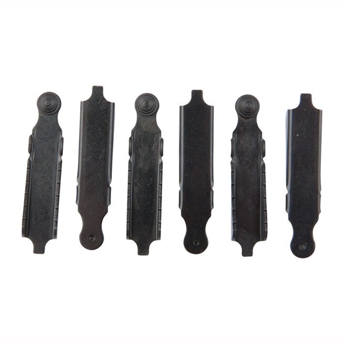 Brownells Rear Sight Long Double Step Elevators Black 6 Pack - Brownells