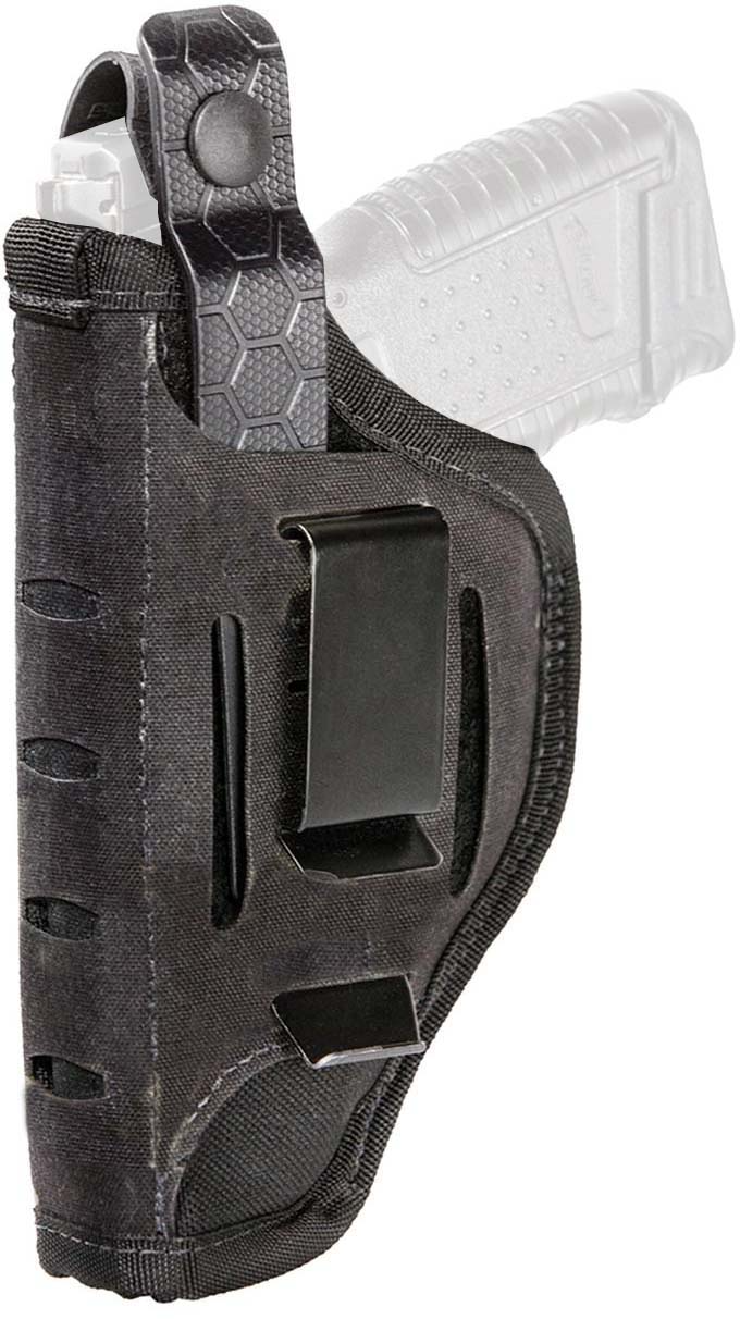 Sentry 35AH05BK Nylon IWB/OWB Holster Black Ambidextrous Medium/Large