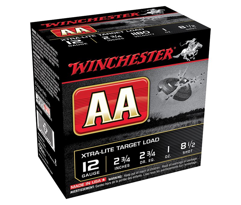 Winchester Ammo AAL1285@ AA ExLtTrgt 12Ga 2.75" 1oz 2.75dr #8.5
