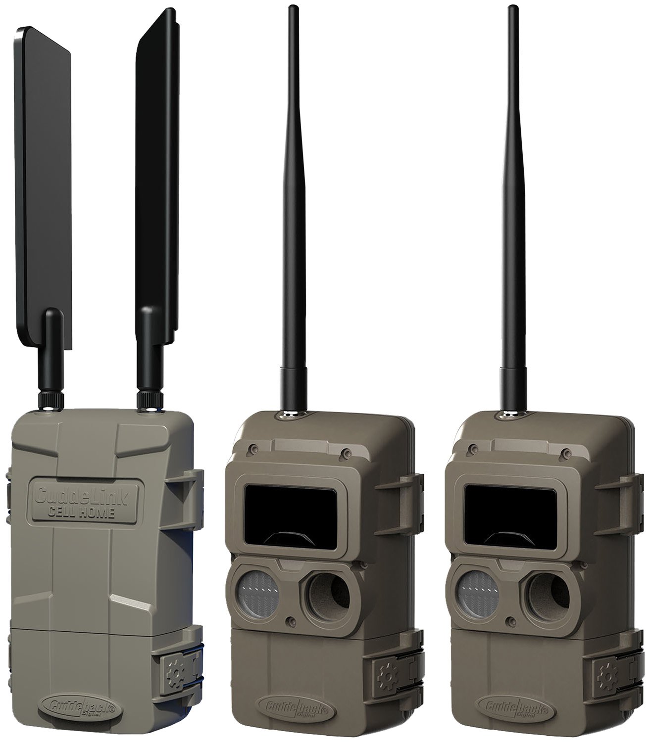Cuddeback KT002 CuddeLink Black Flash Starter Kit Brown 3 Pack