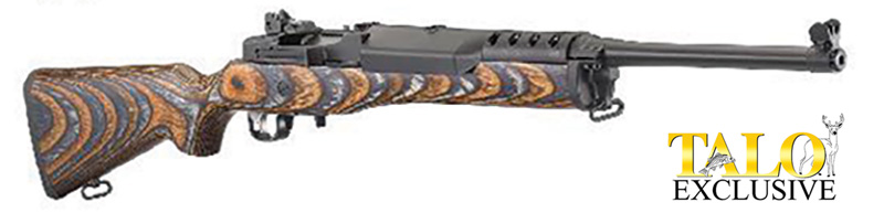Talo Ruger Mini 14 Rifle 223 Rem Brown Black Chevron Laminate Stock