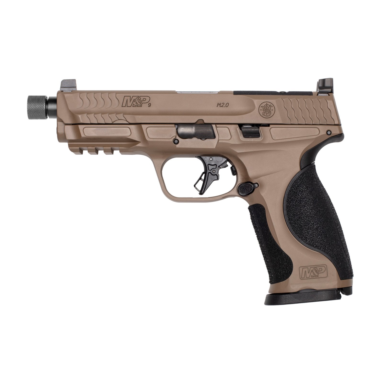 Smith & Wesson M&P9 M2.0 Metal 9MM 4.625" Barrel Optic Ready FDE - 17 Round Capacity - Smith & Wesson - 9mm