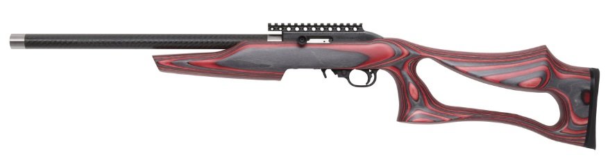 Magnum Research SwitchBolt 22 LR 17" Black Graphite Bull Barrel Red Stock