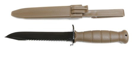 Glock KD039179 Field Knife Saw Flat Dark Earth Polymer Handle Sheath