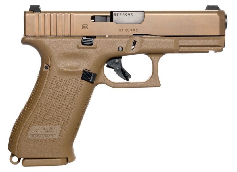 Glock UV1950703X G19X V 9mm 4.02" Flat Dark Earth PVD Semi-Auto Pistol - Glock - DAO
