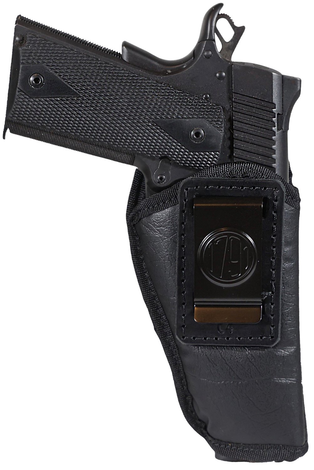 1791 Gunleather ECOC4BLKR EcoCarry IWB Compact Long Black Right Hand - 1791 Gunleather - BLACK