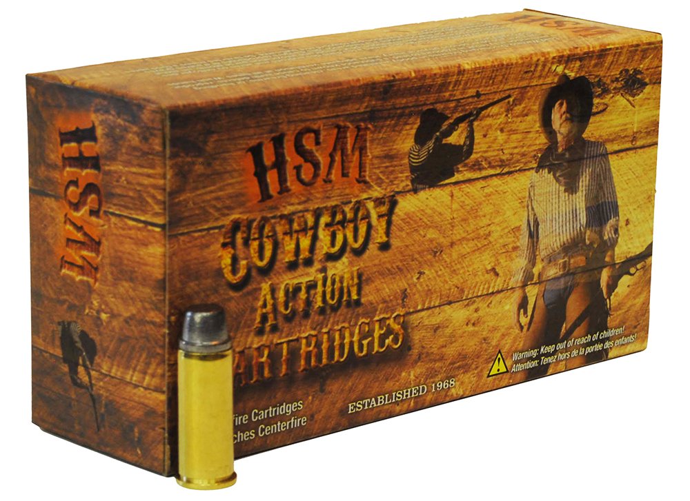 HSM Cowboy Action .357 Magnum 158gr SWC Brass Cased Pistol Ammo