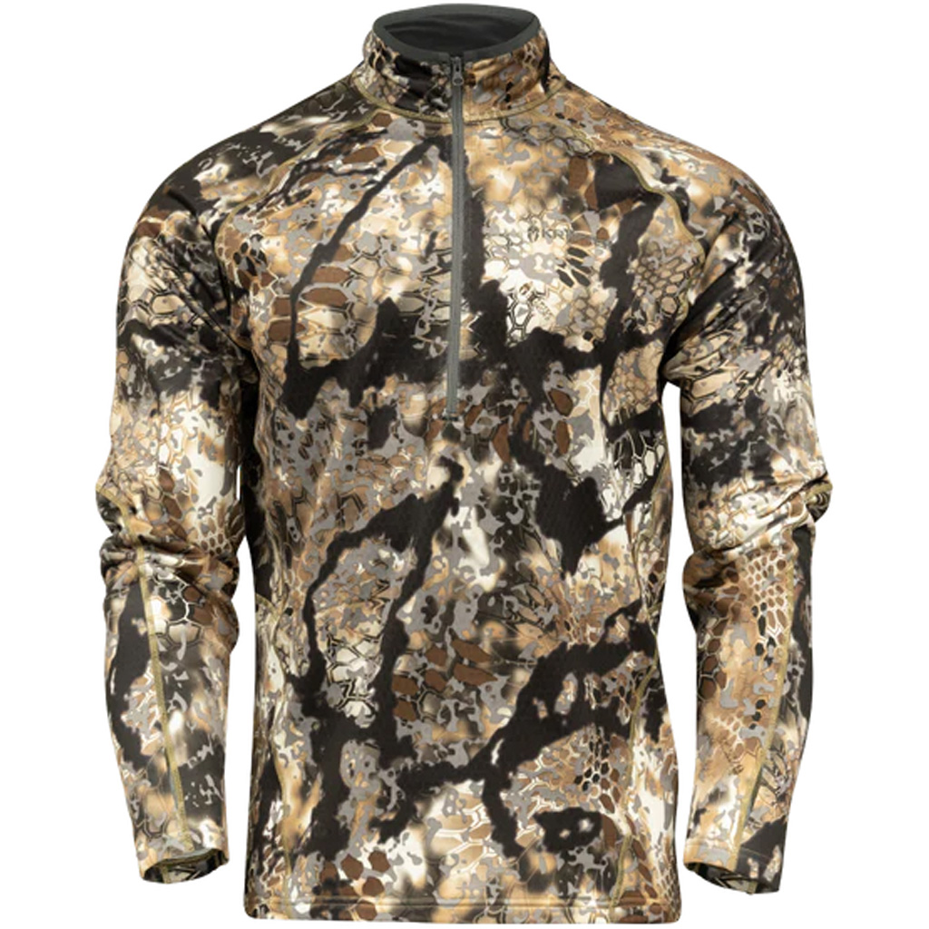 Kryptek 18CROLSZSF4 Cronos 1/2 Zip Fleece SkyFall Medium 95% Poly/5% Spandex