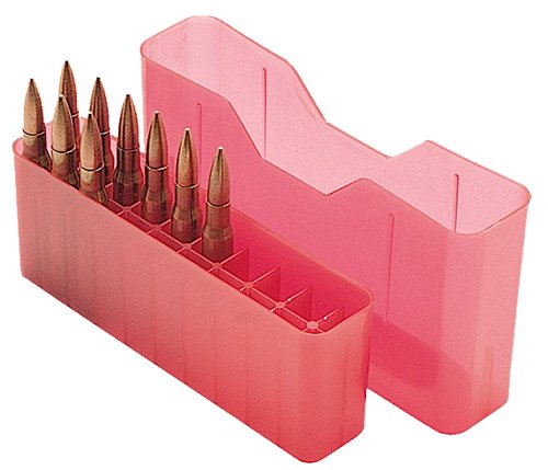 Buy MTM Case-Gard J20M29 Ammo Box Multi-Caliber Clear Red 20 Rounds online