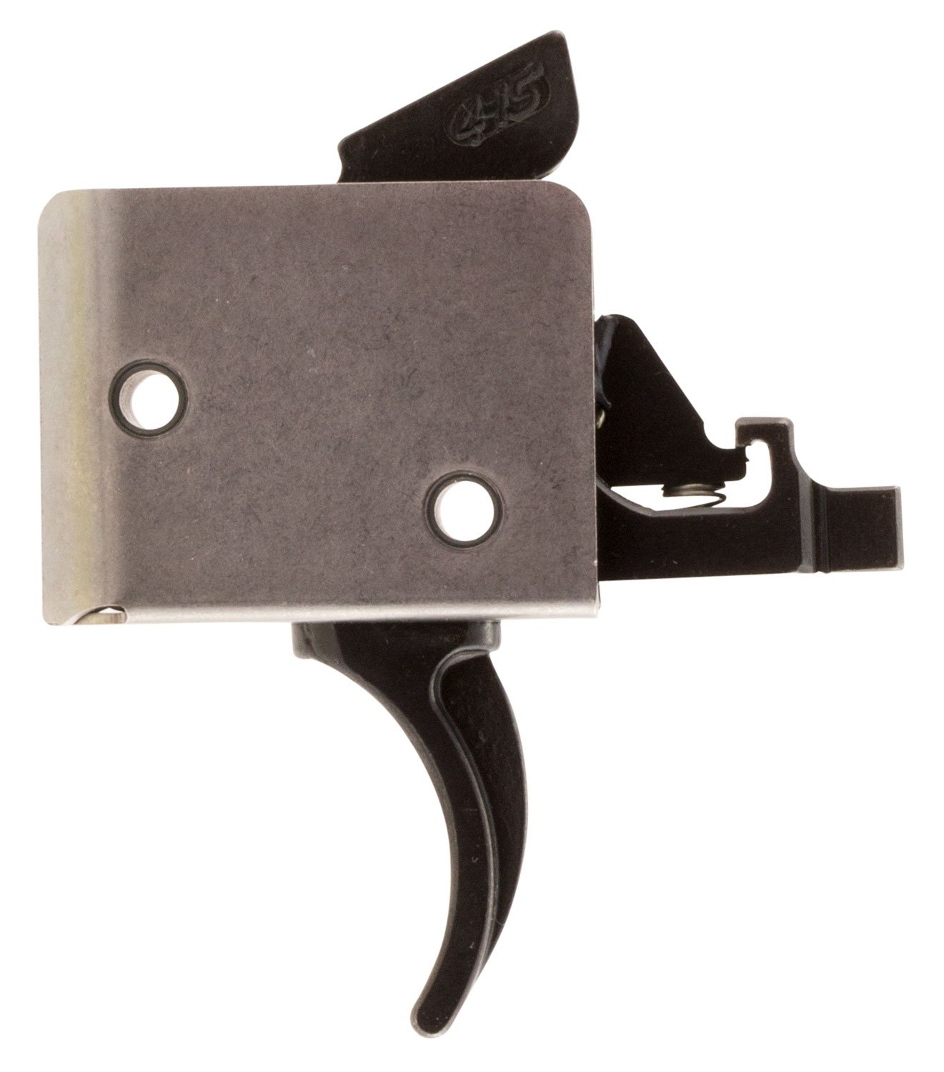 CMC Triggers 93502 Drop-In 2-Stage Curved Trigger 2-4 lbs Black/Silver