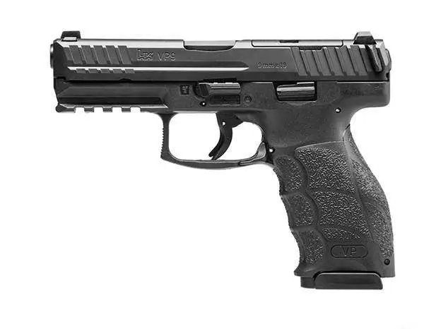 HK 81000224 VP9 9mm Luger 4.09" 10+1 (3) Black Steel Slide Black Interchangeable Backstrap Grip Night Sights