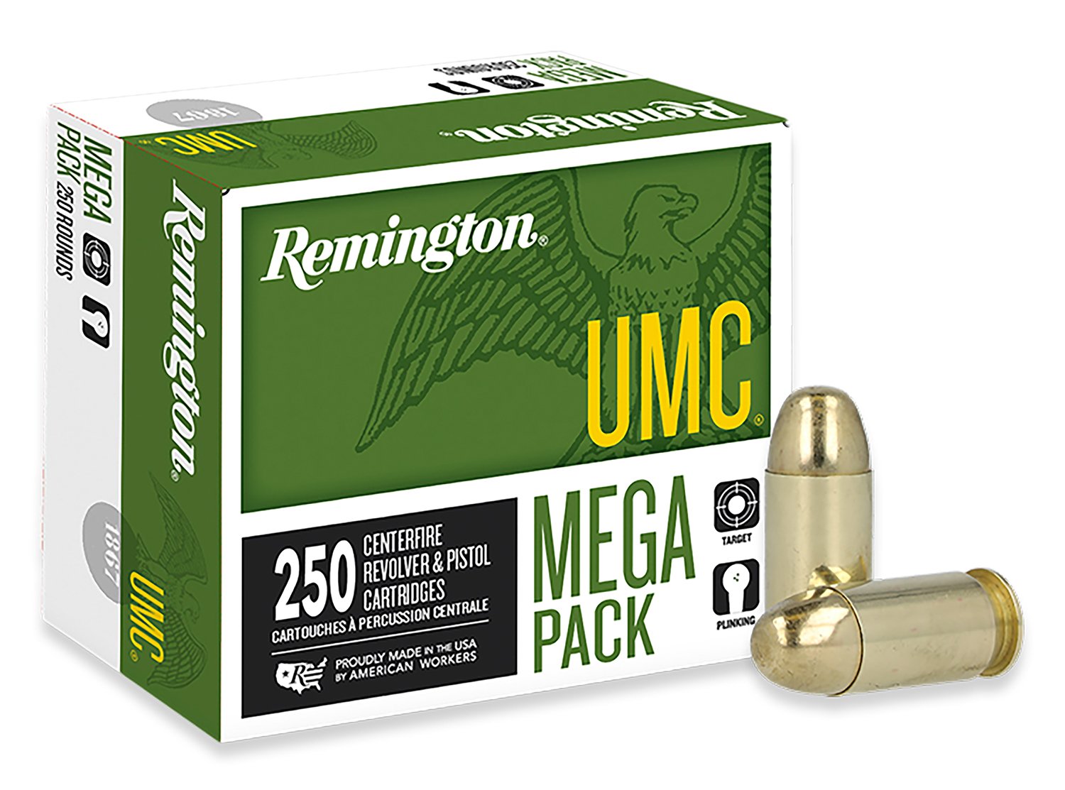 Remington UMC Mega Pack 45 ACP 230 gr FMJ Ammo - 250 Rounds/Box