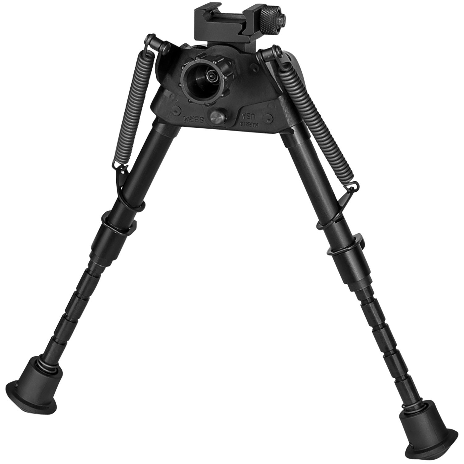 Harris Engineering Anodized Black Rotating Bipod with Leg Notch (S-BRMP)
