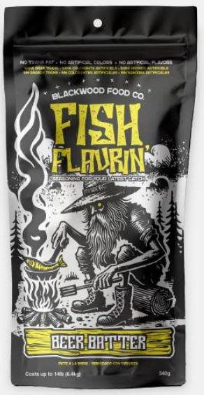 BLACKTUSK FISH FLAVRIN-BEER BATTER (230 GRAMS-COATS UP TO 14LBS)