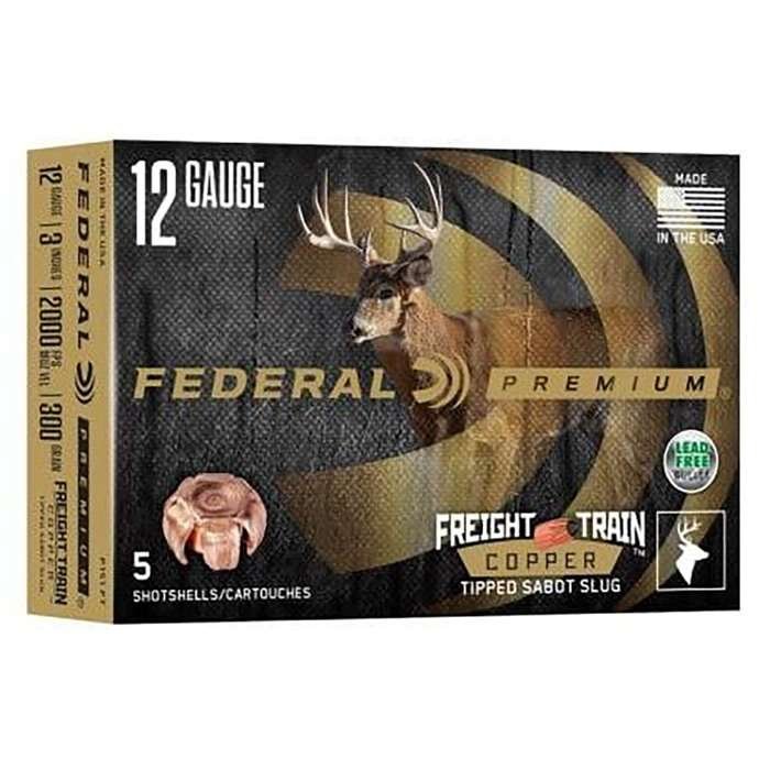 Federal P151FT Premium 12 Gauge 3" Slug Shot, 5/Box, 10/Case - Federal Premium Ammunition - 12 GAUGE