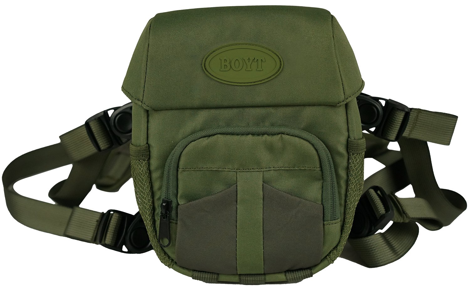 Boyt Harness BCH15M Bino Case & Harness Sage Nylon Medium 8" - Boyt Harness Company - SAGE