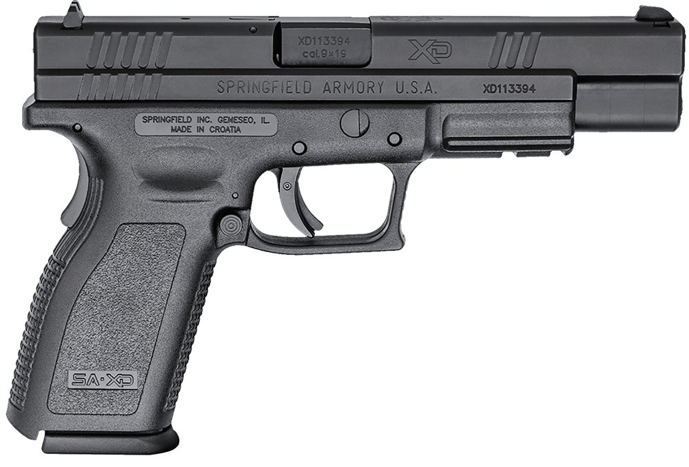 Springfield Armory XD-9 9mm 5in Black Pistol 10 Round Capacity - Springfield Armory - 9mm