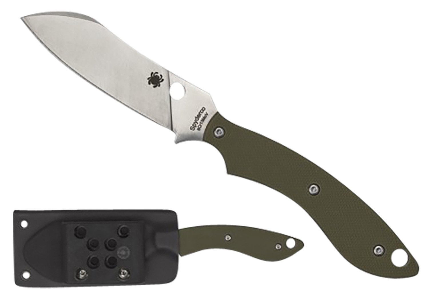 Buy Spyderco FB50GPOD Stok Drop Point 2.95" Olive Drab G10 with Sheath online
