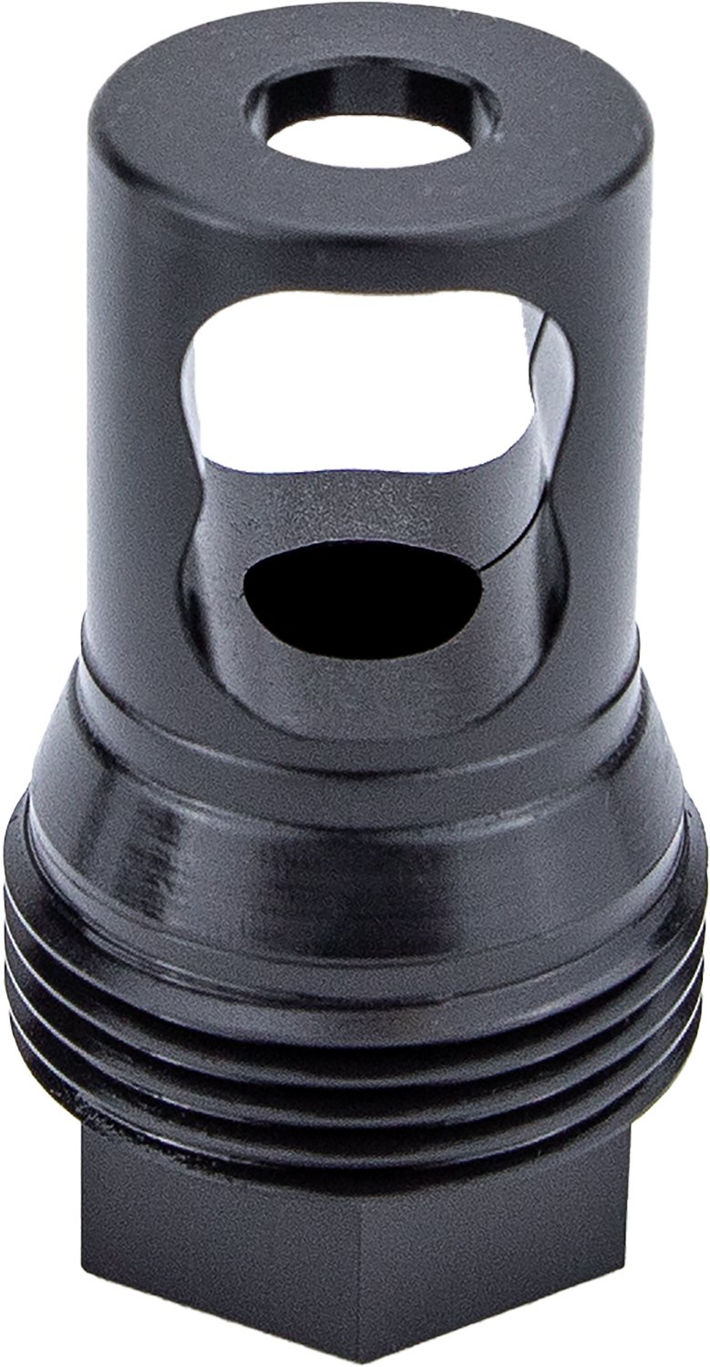 Kgm Suppressors A-TMB50-S-3 R50T Taper Muzzle Brake Black Nitride Steel M24x1 Threads
