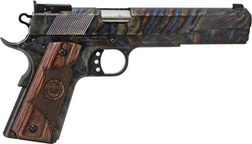Iver Johnson Eagles XL Semi-Auto Pistol .45 ACP Wood Grips Blued Finish - Iver Johnson - .45ACP