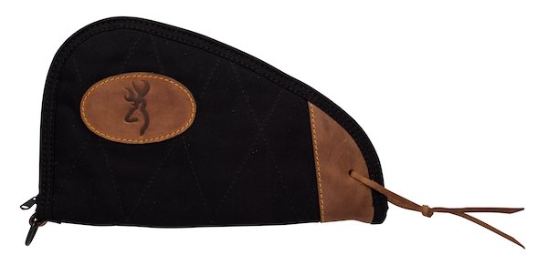 Browning Lona 11" Pistol Rug Cotton/Leather Black/Brown - Browning