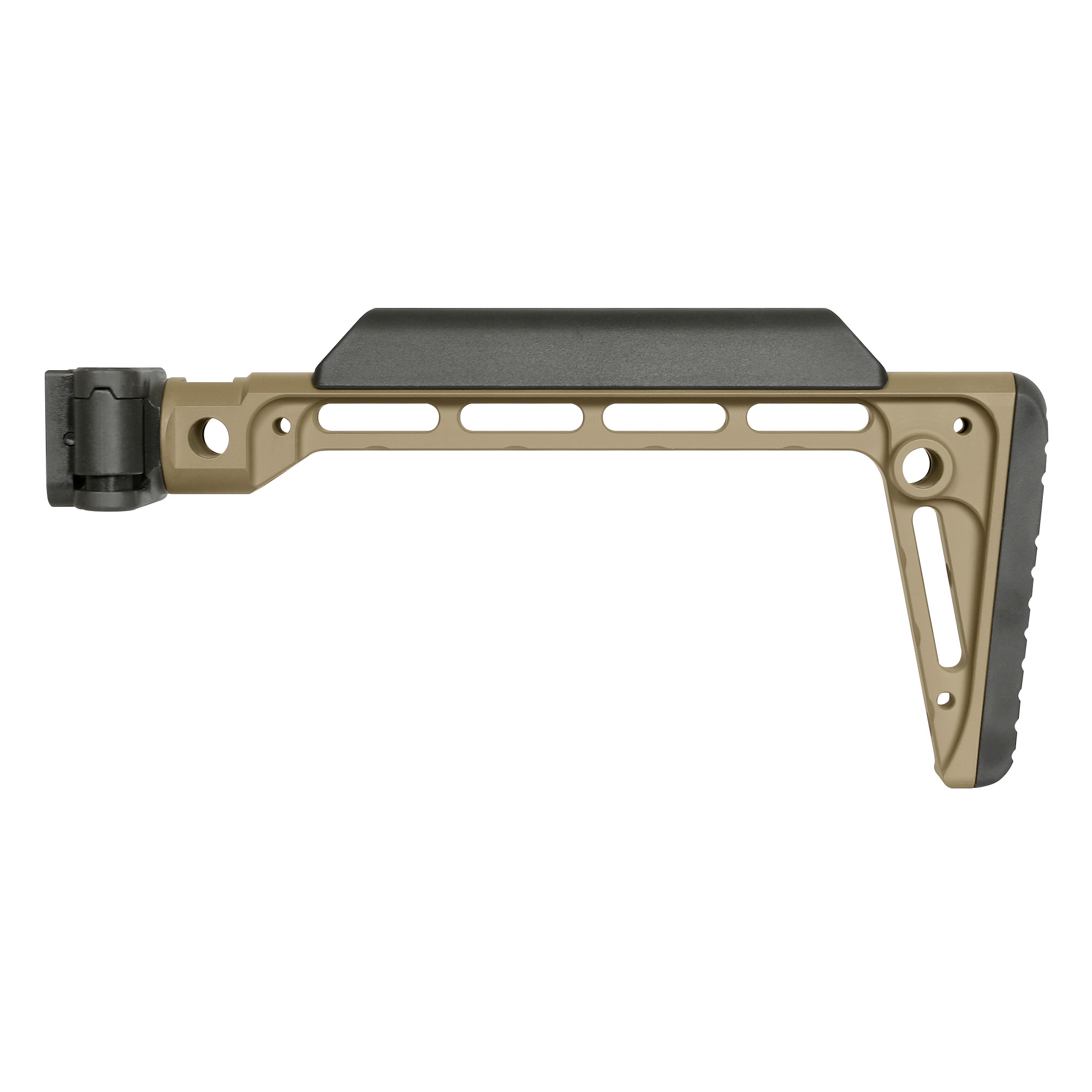 Midwest Industries MIMINSFFDE Minimalistic Side Folding Stock Flat Dark...