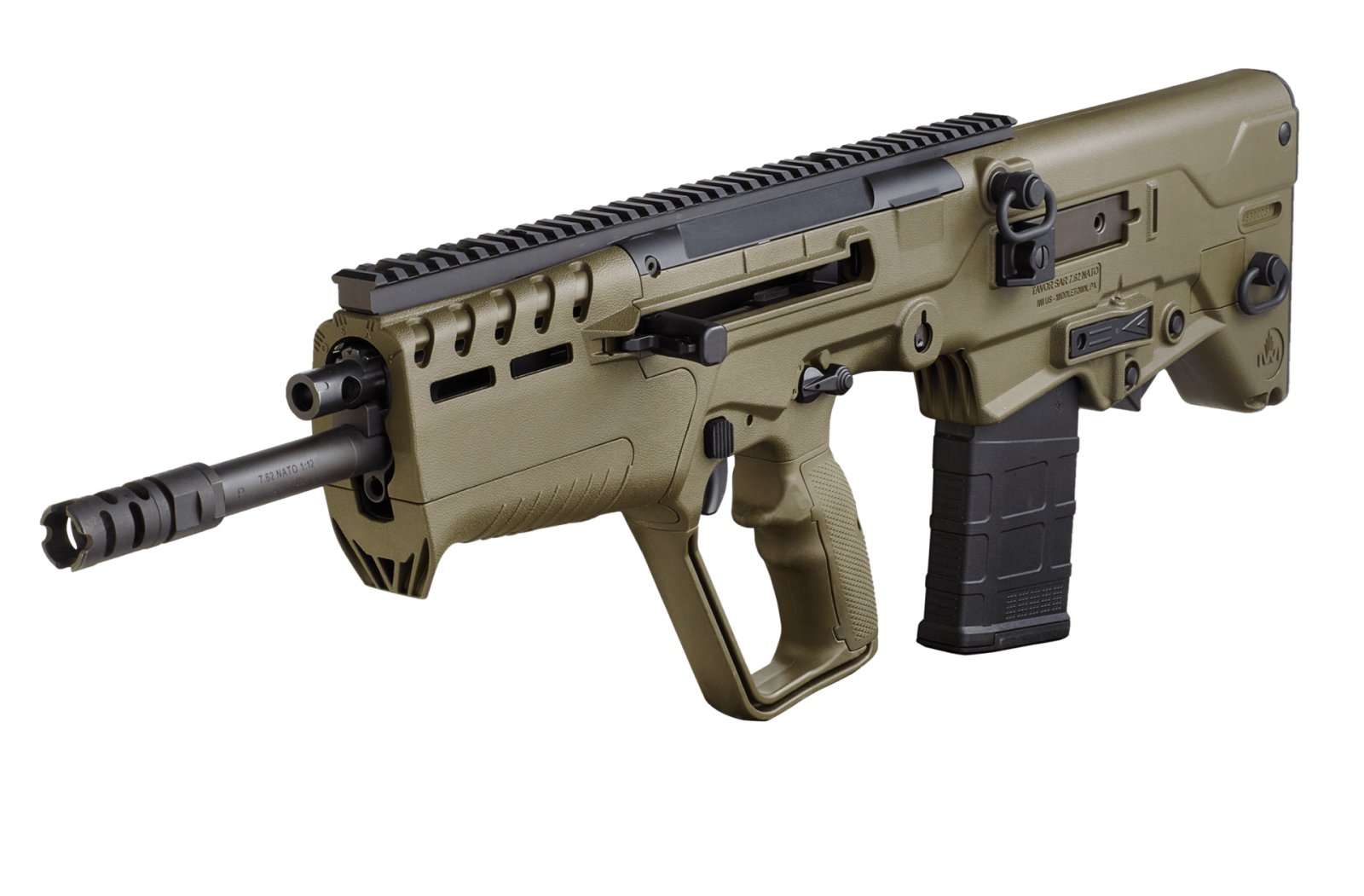 IWI Tavor 7 7.62 NATO 16.5in 20rd Bullpup Rifle OD Green (T7G16) - IWI US - 7.62 x 51mm | 308 Win