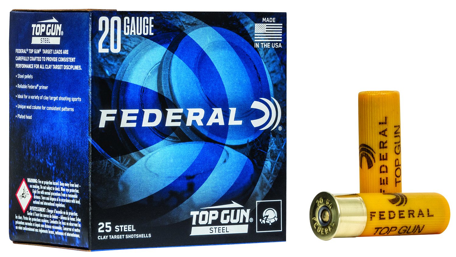 Federal TG2517 20 Gauge 2-3/4 in 7/8 oz #7 Steel Shotshells 25/ct - Federal Premium Ammunition - 20 Gauge
