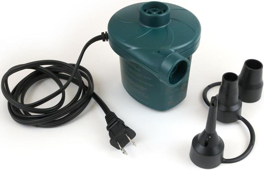 Coghlan's 0809 Electric Air Pump 110/120V Corded 3 Valve Adapters