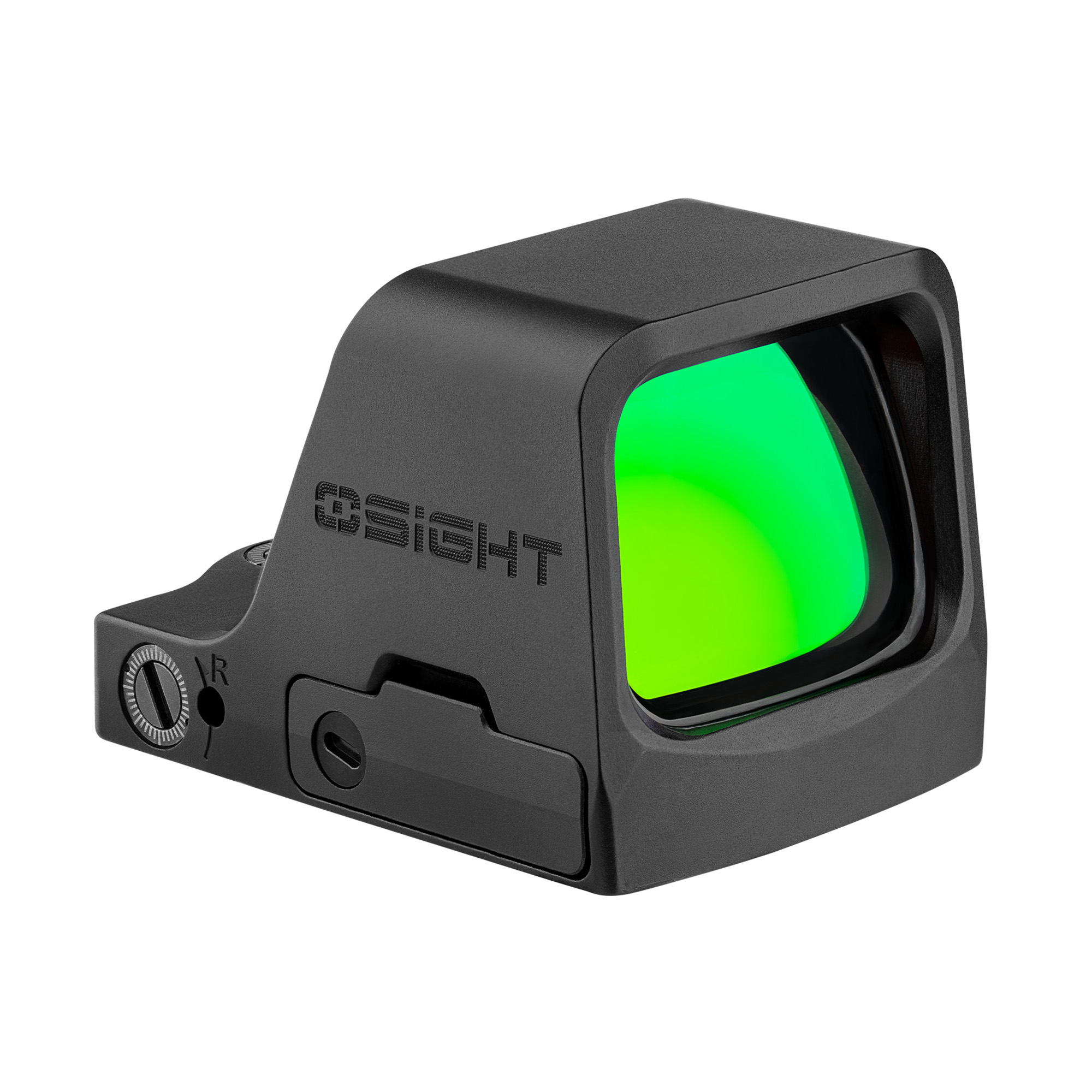 OSight Osight C Handgun Sight RMR Footprint Matte Finish Black 3 MOA Green