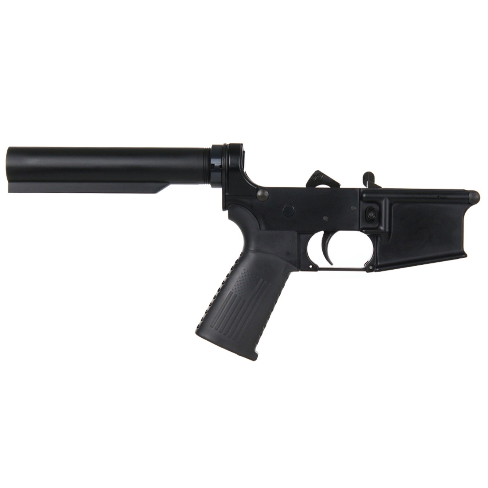 BEAR CREEK ARSENAL BC-15 556NATO COMPLETE LOWER BLK, Complete lower Assembly with adjustable butt stock