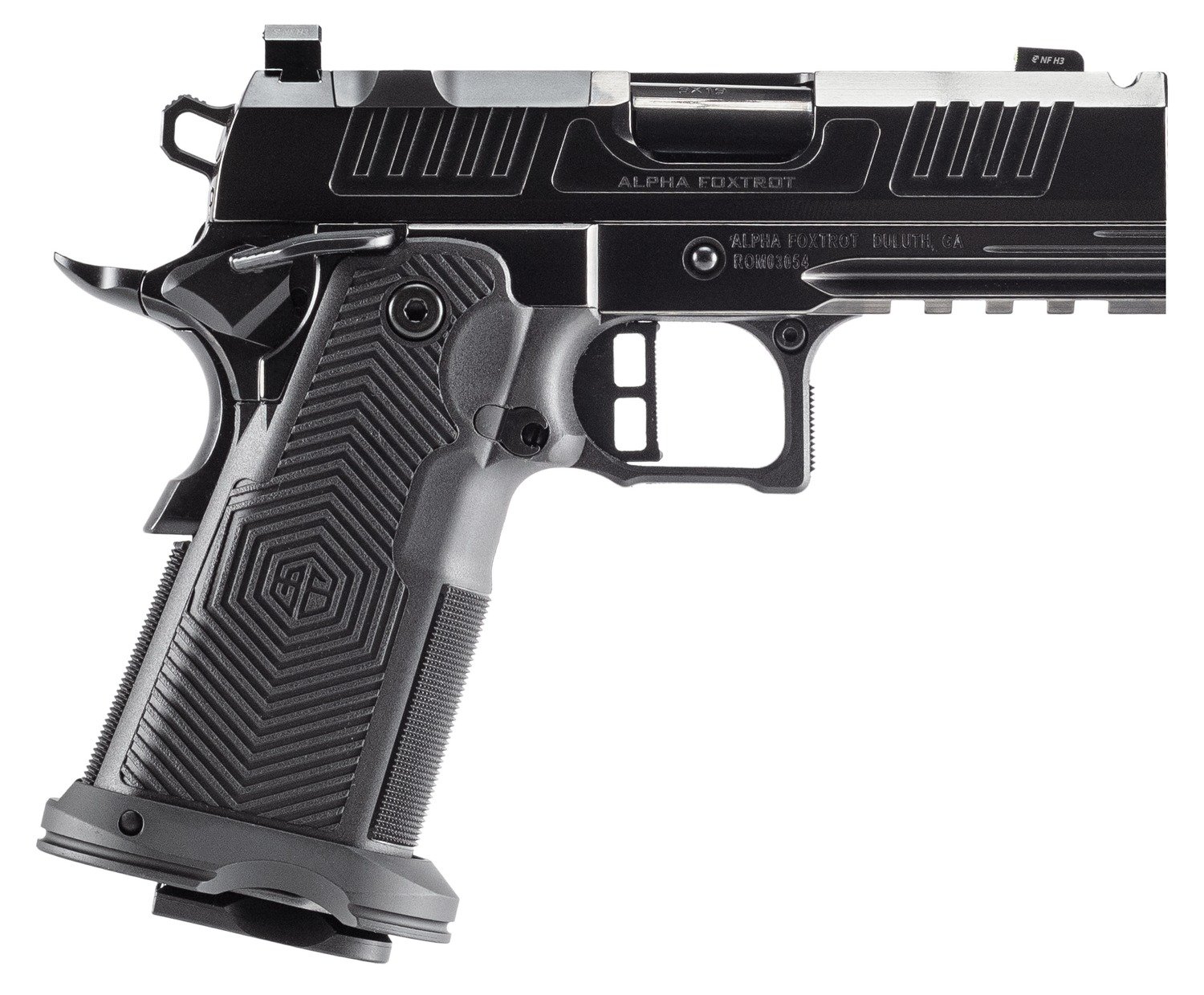 Alpha Foxtrot AA39X1QMH-PDBK19 AF1911 Romulus 9mm Luger 3.50" - Alpha Foxtrot
