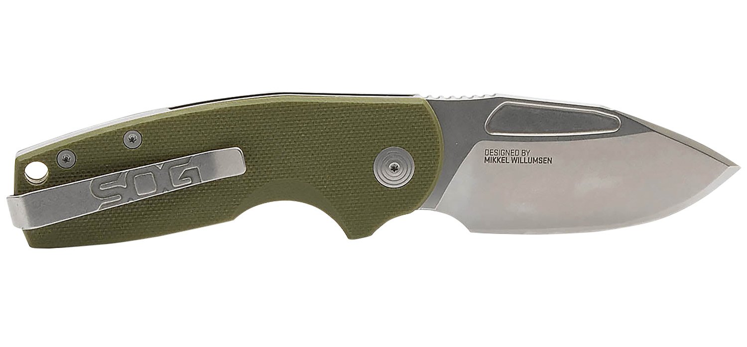 Buy SOG SOG16030157 Stout SJ 2.6" Cryo D2 Steel Folding Knife G10 Handle online