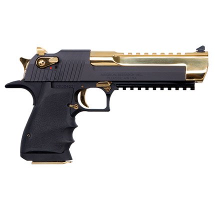 Desert Eagle DE50BATG 50AE Black/Gold Pistol 7RD Aluminum Frame