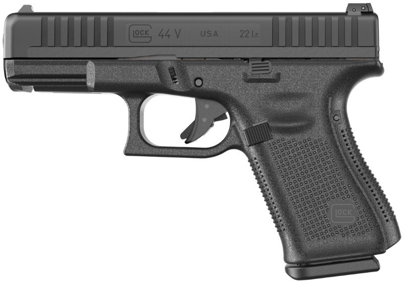 Glock G44 V 22 LR 4.02 In 10+1 nDLC Black Adj Sights - Glock - DAO