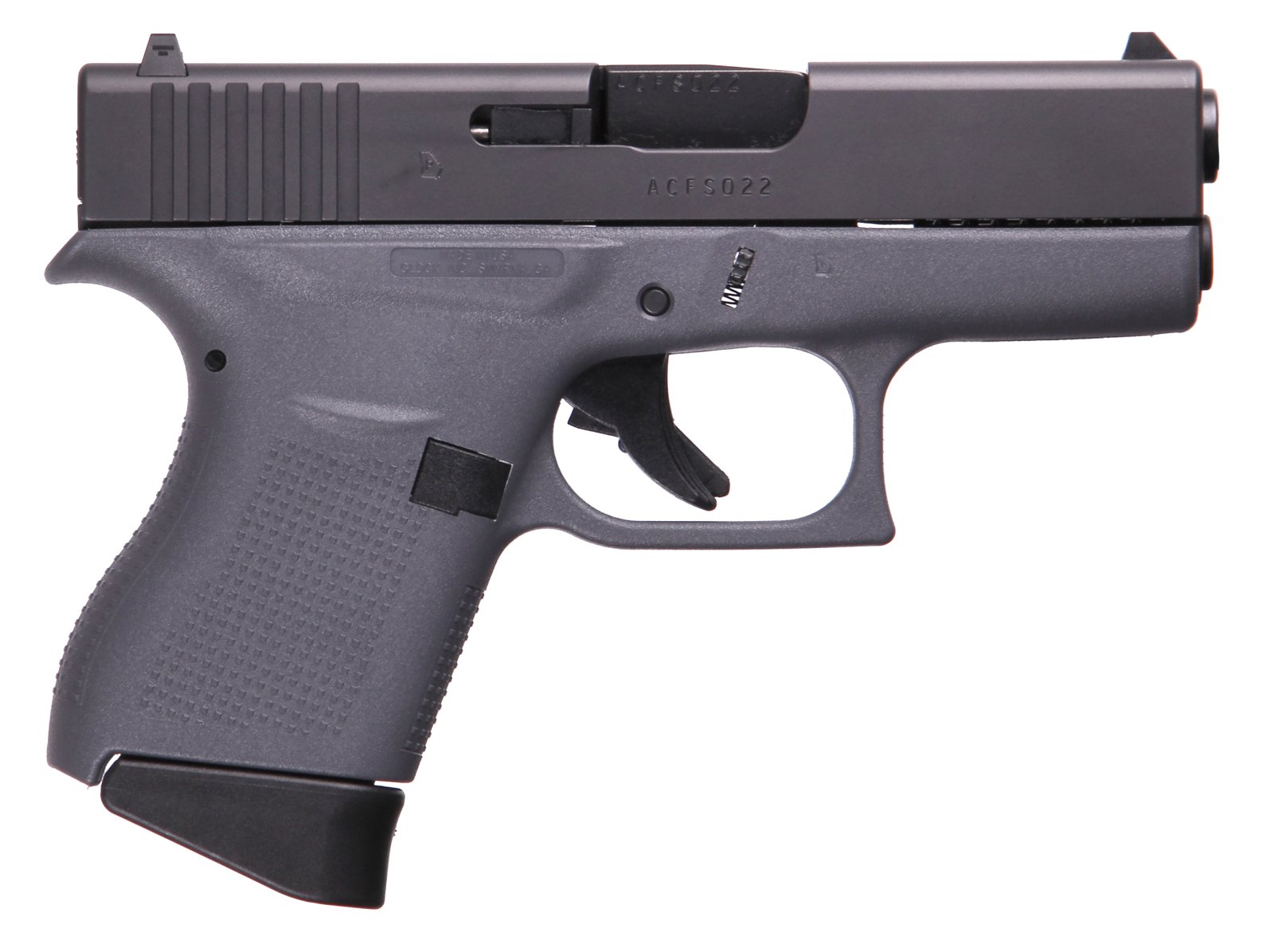 Glock UI4350201GF G43 9mm 3.39" Gas Nitride Semi-Auto Pistol 6+1